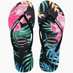 Chinelo Havaianas Slim Floral Palm