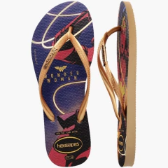 Imagem do Chinelo Havaianas Slim Wonder Woman FC Mulher Maravilha