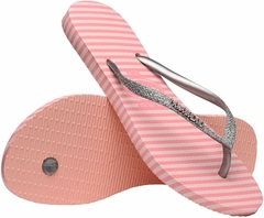 Chinelo Havaianas Infantil Slim Glitter Stripes - Havam Store