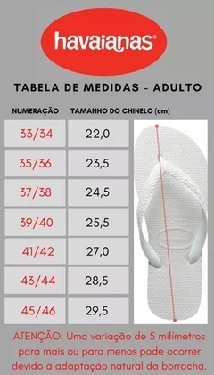 Imagem do Chinelo Havaianas Top Times Corinthians Timão Dia dos Pais