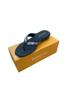 Chinelo Beira Rio Turim Metal Glitter - comprar online