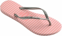 Chinelo Havaianas Infantil Slim Glitter Stripes - loja online