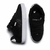 Tênis Tesla Hertz Black Reflect na cor preta, com detalhes em branco e design moderno.