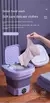 Imagem do Mini Máquina de Lavar Roupa Portátil Dobrável – Compacta, Eficiente e Ideal para Viagens!