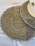 INDIVIDUAL PALMA ENTRELAZADO CON GRIS CLARO - comprar online