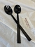CUBIERTOS DE ENSALADA OVAL BLACK SET X 2 - comprar online