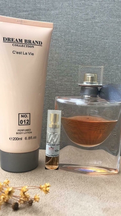Kit Especial Dia das Mães: Decant(fracionado) do perfume la Vie est. belle 5 ou 10ml + hidratante C'est la Vie (BRAND)