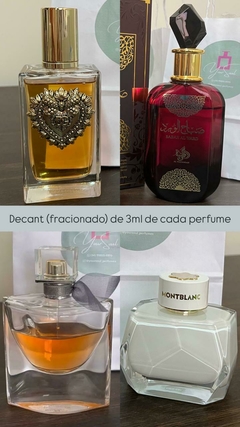 Decant 3ml cada: Devotion(EDP) + Sabah(EDP) + La Vie Est Belle(EDP) + Signature(EDP) - comprar online