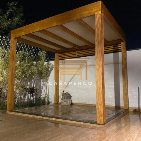 Pergolado de Madeira Sob Medida – Obra Realizada | Casa Pergo