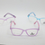 Armazón Lentes Niños Patillas Súper Flex Rosa Violeta Celest - Volá anteojos