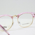 Armazones Lentes Rosa Metal Flex Medio Marco - comprar online