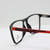 Armazón Lentes Patillas Flex Negro Y Rojo Marca Ferrer - Volá anteojos