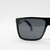 Anteojos Sol Negro Polarizado Cuadrado Grande - comprar online