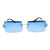 Anteojos Sol Rectangulares Sin Marco Azul Verde Rosa - tienda online