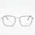 Armazón Metal Cuadrado Lentes Patillas Flex Gattizoni
