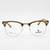 Armazón Metal Lentes Pasta Verde Marron - tienda online