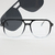 Imagen de Lentes Armazón Clipon Polarizado Negro