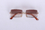 Anteojos De Sol Sin Marco Stillettos Marrones - comprar online