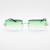 Anteojos Sol Rectangulares Sin Marco Azul Verde Rosa - comprar online
