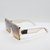 Anteojos Sol Grandes Carey Placa Entera Negro Marron - tienda online