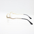 Armazón Marco Para Lentes Metal Dama Patillas Flex Gris