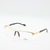 Anteojos Medio Marco Lentes Recetados Dorados - comprar online