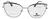 Armazón Mujer Metal Lentes Patillas Flex Marca Ferre