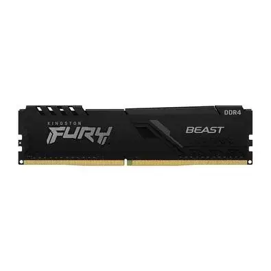 Memória RAM Kingston Fury Beast, 8GB, 3200MHz, DDR4, CL16, Preto - KF432C16BB/8