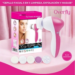 Cepillo Limpiador Facial Cutis 5 En 1 Exfoliador Masajeador - comprar online