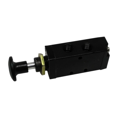 VALVULA PNEUM. DIREC. 5/2 VIAS G. 1/8 - BOTÃO