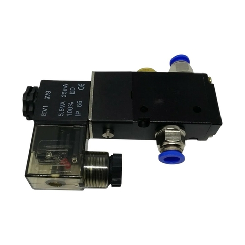VALVULA SOLENOIDE 3/2 VIAS OD. 8MM MET