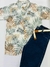 CONJUNTO CAMISA E BERMUDA SARJA BEGE MENINO ANUSKA