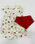 Macacão Curto c/ Babador Bandana para Bebê em Algodão Egípcio Cogumelo - loja online