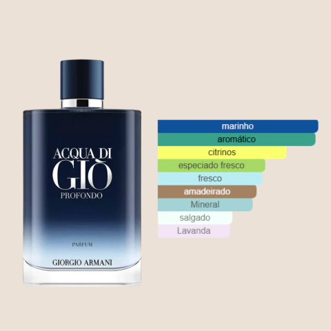 Acqua Di Giò Profondo Parfum - Giogio Armani (Decant) - Perfume Raro