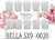 100 Cartões para adesivos de unha - Bella Della