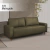 Sofá Decorativo Sala de Estar Metropole 3 Lugares 220cm Couro Fendi - Mozzelar - comprar online