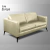 Sofá Decorativo Sala de Estar Europa 3 Lugares 220cm Couro Tiza - Mozzelar - comprar online