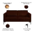 Sofá Decorativo Sala de Estar Europa 2 Lugares 180cm Couro Conhaque - Mozzelar na internet