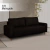 Sofá Decorativo Sala de Estar Metropole 3 Lugares 220cm Couro Marrom - Mozzelar - comprar online