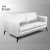 Sofá Decorativo Sala de Estar Europa 4 Lugares 240cm Couro Branco - Mozzelar - comprar online