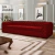 Sofá Decorativo Sala de Estar Duquesa 4 Lugares 260cm Couro Vermelho - Mozzelar - comprar online