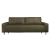Sofá Decorativo Sala de Estar Metropole 3 Lugares 220cm Couro Fendi - Mozzelar - loja online