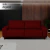 Sofá Decorativo Sala de Estar Asgand 4 Lugares 240cm Bipartido Couro Vermelho - Mozzelar - comprar online