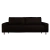 Sofá Decorativo Sala de Estar Metropole 3 Lugares 220cm Couro Marrom - Mozzelar - loja online