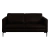 Sofá Decorativo Sala de Estar Europa 3 Lugares 220cm Couro Marrom - Mozzelar - loja online