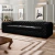 Sofá Decorativo Sala de Estar Duquesa 4 Lugares 260cm Couro Preto - Mozzelar - comprar online