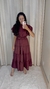 Vestido Jade Bordô Plus - comprar online