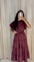 Vestido Jade Bordô Slim - Jardins Boutique