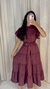 Vestido Jade Bordô Slim na internet