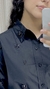 Camisa Preta com Aplicações - comprar online